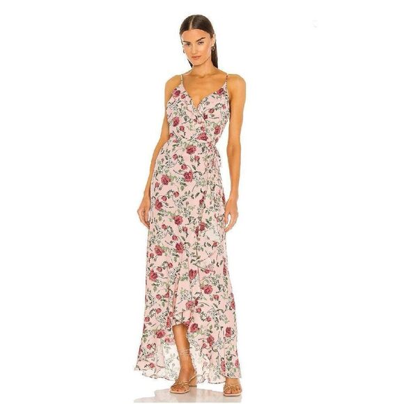 Yumi Kim Meadow Wrap Maxi Dress in Fortune Teller Blush Size XL - Picture 1 of 12